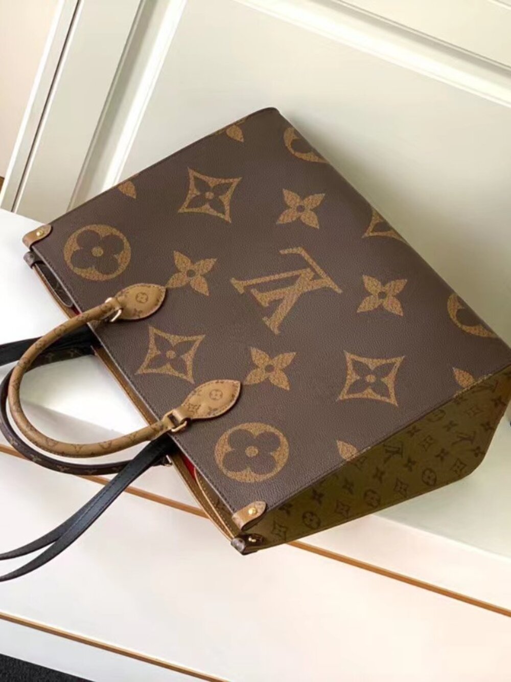 🎀🎀Louis Vuitton Neverfull Shopper Bucket Crafty Onthego Twist MM Reverse - Picture 6 of 9
